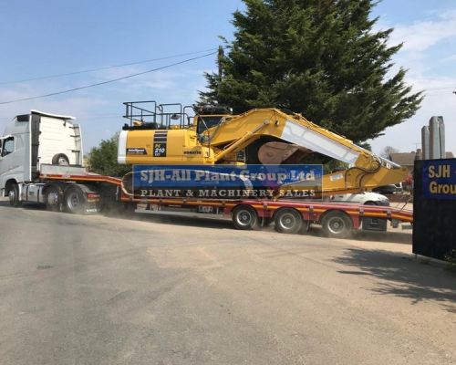 KOMATSU PC210 SOLD TO UK
