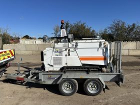 Image of a used AIR-VAC VAC-EX Vacuum excavator with Indespension trailer