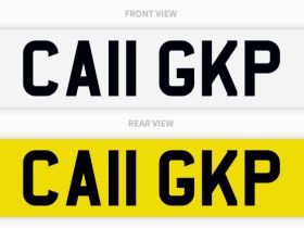 Image of a used Number Plate