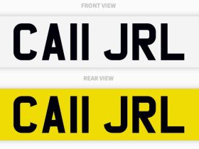 Image of a used Number Plate