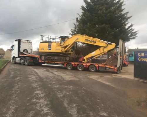KOMATSU PC210 SOLD TO UK