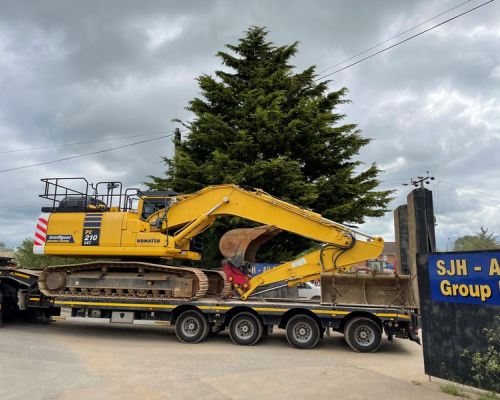 KOMATSU PC210 SOLD TO UK
