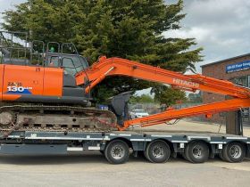 HITACHI ZX130 LONG REACH SOLD TO THE UK