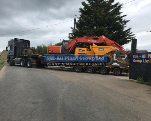 HITACHI ZX130 AND THWAITES 9T DUMPER SOLD TO UK