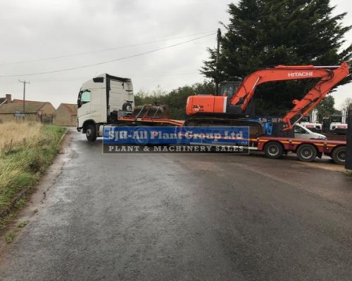 HITACHI ZX130 WITH DEHACO GRAB SOLD TO UK