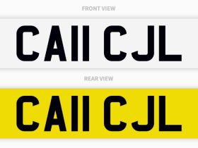 Image of a used Number Plate