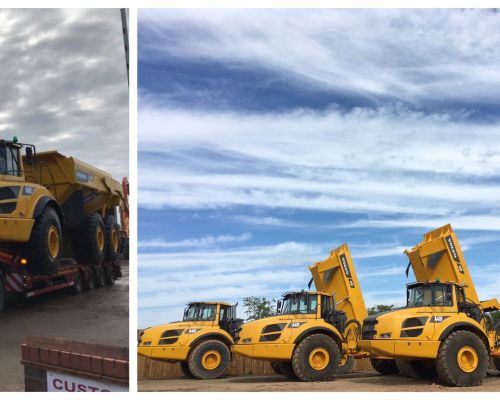 4X VOLVO A40F SOLD TO ZAMBIA