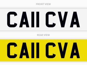 Image of a used Number Plate