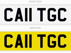 Image of a used Number Plate