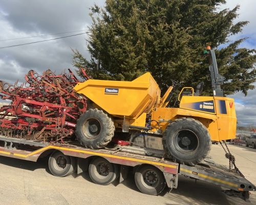 THWAITES 9TON DUMPER SOLD TO THE UK.
