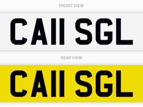 Image of a used Number Plate