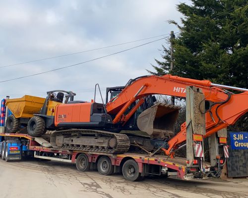 HITACHI ZX210LC-5B AND TEREX TA9 SOLD TO SCOTLAND