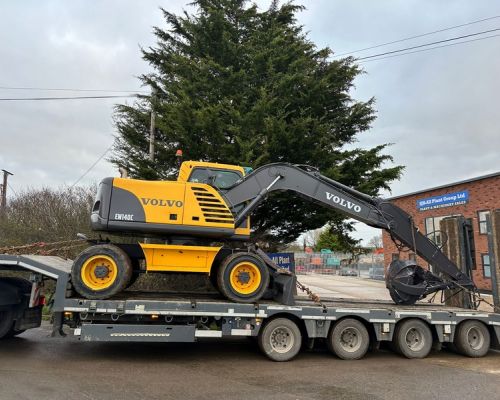 VOLVO EW140 SOLD TO THE UK