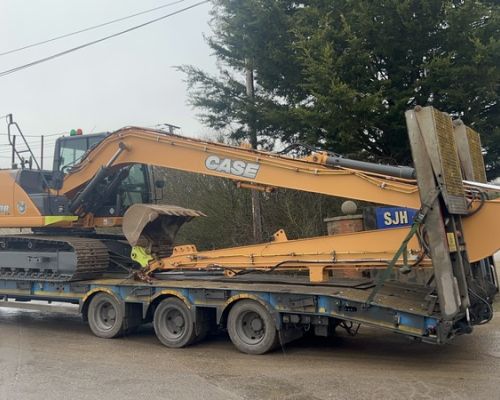 CASE CX130B LONG REACH SOLD TO SPAIN