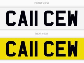Image of a used Number Plate