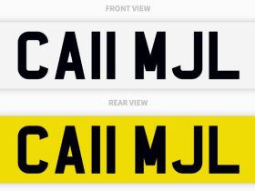 Image of a used Number Plate