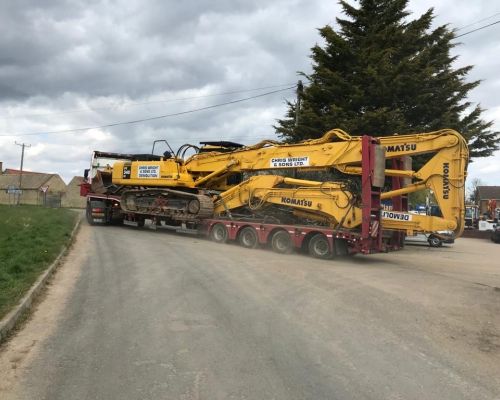 KOMATSU PC340 SOLD TO UK