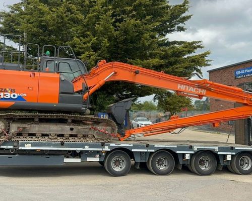 HITACHI ZX130 LONG REACH SOLD TO THE UK