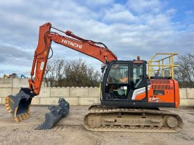 Image of a used Hitachi ZX130 LCN-7 Full set of New Buckets