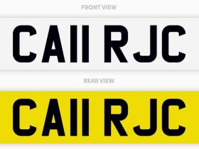 Image of a used Number Plate