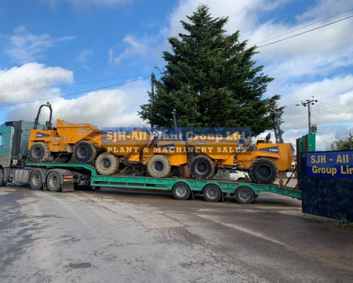 3x 9T THWAITES DUMPERS SOLD TO ISLE OF WHITE