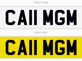 Image of a used Number Plate